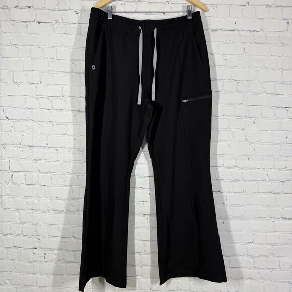 Figs Pants - NWT FIGS Scrub Pants Women’s XL High Waisted Flare Nurse Cargo Pockets
